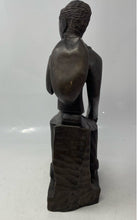 Load image into Gallery viewer, African Hand-Carved Wooden Decorative Home Decor Wood Sculpture Man Figurine
