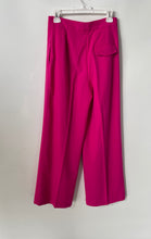 Load image into Gallery viewer, Zara Womens Pink Pleated Front Slash Pockets Wide-Leg Dress Pants Size Medium
