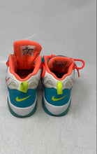 Load image into Gallery viewer, Nike Kids Air Speed Turf White Orange Turquoise Lace-Up Sneaker Shoes Size 1.5Y
