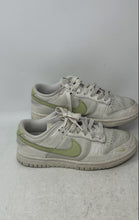 Load image into Gallery viewer, Nike Womens Dunk Low IB3484-001 White And Green Leather Sneakers Shoes Size 7
