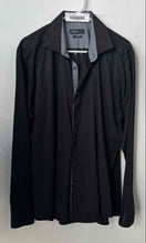 Load image into Gallery viewer, Envy Mens Black Long Sleeve Spread Collar Regular Fit Button-Up Shirt Size XL
