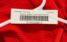Load image into Gallery viewer, Express Womens Red Sleeveless Scoop Neck Short Fit &amp; Flare Dress Size XS
