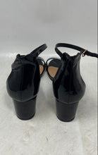 Load image into Gallery viewer, Top Moda Womens Black Open Toe Block Heels Adjustable Ankle Strap Sandals Sz 10
