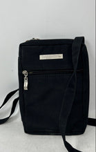 Load image into Gallery viewer, Baggallini Womens Black Adjustable Strap Multi Pocket Zip Travel Crossbody Bag
