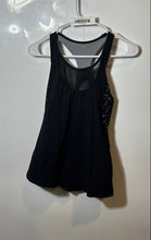 Load image into Gallery viewer, Lululemon Womens Black Round Neck Racerback Built-In Bra Tank Top Size No Size
