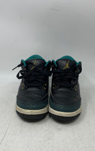 Load image into Gallery viewer, Nike Kids Air Jordan 3 Retro 441140-018 Black Green Leather Sneakers Shoes Sz 6Y
