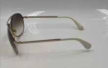 Load image into Gallery viewer, Authentic Marc by Marc Jacobs Women's Gold-Tone White Aviator Sunglasses
