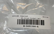 Load image into Gallery viewer, Wilson Brown White Mini NFL Autograph Football Ball With Tags
