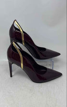 Load image into Gallery viewer, Marc Fisher Womens Garlene Burgundy Leather Stiletto Pump Heels Size 10M
