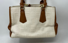 Load image into Gallery viewer, Steve Madden Womens Beige Brown Leather Zipper Inner Pockets Crossbody Bag
