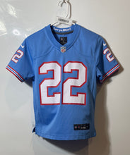 Load image into Gallery viewer, Nike Boys Blue NFL Houston Oilers Derrick Henry #22 Football Jersey Size S
