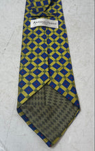 Load image into Gallery viewer, Massimo Ferre Uomo Mens Multicolor Geometric Silk Keeper Loop Designer Tie
