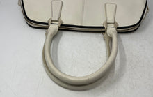 Load image into Gallery viewer, Susu Womens White Leather Double Handle Bottom Studs Dome Satchel Bag
