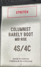Load image into Gallery viewer, Express Womens Columnist Black Barely Boot Mid Rise Stretch Dress Pants Size 4S
