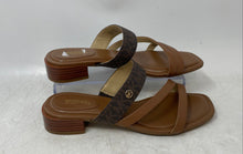 Load image into Gallery viewer, Michael Kors Womens Brown Open Toe Slip-On Slide Sandals Size 6.5M
