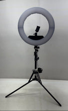 Load image into Gallery viewer, Jianjin Black USB Port Ring Light With Adjustable Tripod Stand Not Tested
