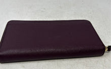 Load image into Gallery viewer, Kate Spade New York Womens Wine Inner Pocket Card Holder Zip-Around Wallet
