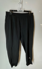 Load image into Gallery viewer, Adidas Womens Black Climalite Sport Tapered Leg Jogger Pants Size Medium

