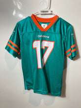 Load image into Gallery viewer, NFL Team Apparel Boys Aqua Miami Dolphins Jaylen Waddle #17 Jersey Size L 12/14
