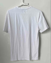 Load image into Gallery viewer, Zara Mens White Regular Fit Short Sleeve Crew-Neck Pullover T-Shirt Size M
