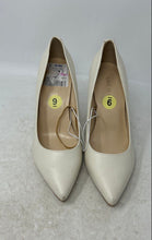 Load image into Gallery viewer, Nine West Womens Gemmha Beige Pointed Toe Slip-On Pump Heels Size 9
