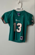 Load image into Gallery viewer, Champions Kids Green Miami Dolphins Dan Marino #13 Football Jersey Size M 5-6
