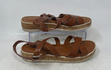 Load image into Gallery viewer, Marc Fisher Womens Grandie Brown Open Toe Platform Sandals Size 8M

