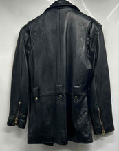 Load image into Gallery viewer, Albert Duke Womens Black Long Sleeve Belted Motorcycle Jacket Size Small
