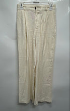 Load image into Gallery viewer, Zara Womens Beige Pleated Front Slash Pocket Regular Fit Chino Pants Size XS
