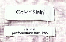 Load image into Gallery viewer, Calvin Klein Mens Pink Long Sleeve Slim Fit Performance Dress Shirt Size 17
