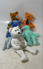 Load image into Gallery viewer, Ty Multicolor Beanie Baby Collectible Stuffed Animals Plush Toys Set Of 5 Pieces
