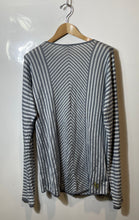 Load image into Gallery viewer, Authentic Giorgio Armani Womens Gray Striped Pullover Sweater Size EU 56 Stained
