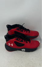Load image into Gallery viewer, Under Armour Boys Lockdown 6 3025617-600 Red Black Sneakers Shoes Size 5.5Y
