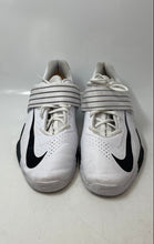 Load image into Gallery viewer, Nike Mens Savaleos White Leather Lace-Up Weightlifting Shoes Size 11
