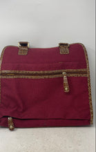 Load image into Gallery viewer, Samantha Womens Brown Pink Croc Embossed Travel Carry On Weekender Tote Bag
