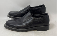 Load image into Gallery viewer, Michael Shannon Mens Black Leather Apron Toe Slip-On Loafer Dress Shoes Size 12
