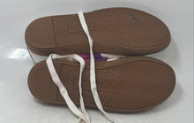 Load image into Gallery viewer, Lauren Ralph Lauren Womens Janson IV White Purple Leather Sneaker Shoes Size 6.5
