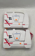 Load image into Gallery viewer, Laser X Double Morph Blasters White 2-Player Real-Life Laser Tag Game Not Tested

