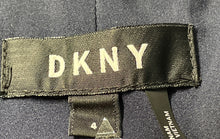 Load image into Gallery viewer, DKNY Womens Blue Long Sleeve Notch Lapel Single-Breasted One-Button Blazer Sz 4
