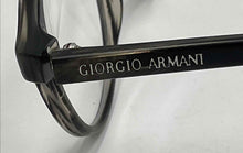 Load image into Gallery viewer, Authentic Giorgio Armani Women's Matte Translucent Grey Round Glasses
