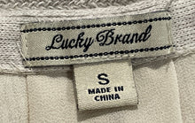 Load image into Gallery viewer, Lucky Brand Womens Cream Heather Long Sleeve Open Front Cardigan Sweater Size S

