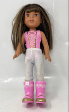 Load image into Gallery viewer, American Girl Brown Hair Pink White Outfit Wellie Wishers Ashlyn Fashion Doll
