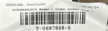 Load image into Gallery viewer, BCBGMAXAZRIA Womens Green Pockets Long Sleeve Full-Zip Jacket Size Large

