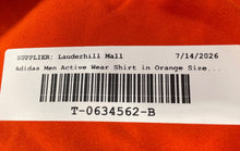 Load image into Gallery viewer, Adidas Mens Orange Short Sleeve Front Zipper Miami Hurricanes Jacket Size 3XL
