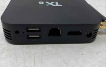 Load image into Gallery viewer, Tanix Model TX6 Black Android TV Box Media Player USB And HDMI Ports Not Tested

