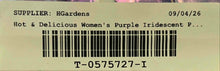 Load image into Gallery viewer, Hot &amp; Delicious Womens Purple Holographic Ruched Jogger Pants Size Medium
