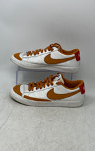 Load image into Gallery viewer, Nike Mens Blazer Low '77 DO7394-991 White Orange Sneaker Shoes Size 7.5
