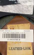 Load image into Gallery viewer, Envoy Mens Brown Long Sleeve Collared Elegant Leather Jacket Size XL
