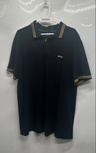 Load image into Gallery viewer, Hugo Boss Mens Black Regular Fit Short Sleeve Collared Golf Polo Shirt Size 3XL
