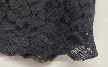 Load image into Gallery viewer, Express Womens Black Lace Stretch Flat Front Back-Zip Mini Skirt Size 12
